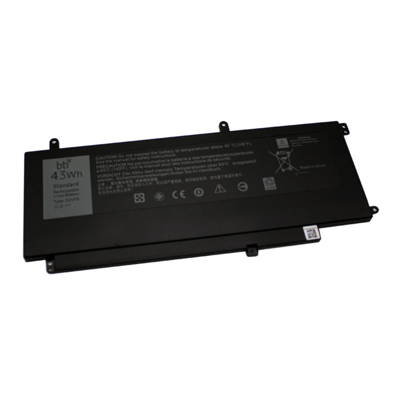 BTI 43Wh 3 cell D2VF9 compatible battery for DELL VOSTRO 14 5459 VOSTRO 14 5000 INSPIRON 15 7548 INSPIRON 15 7547