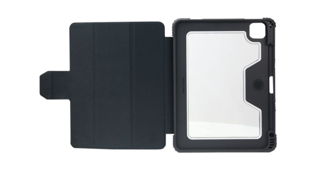 DICOTA Folio Case - Flip cover for tablet - thermoplastic polyurethane (TPU), polycarbonate, recycled PET - black - 11" - for Apple 10.9-inch iPad Air