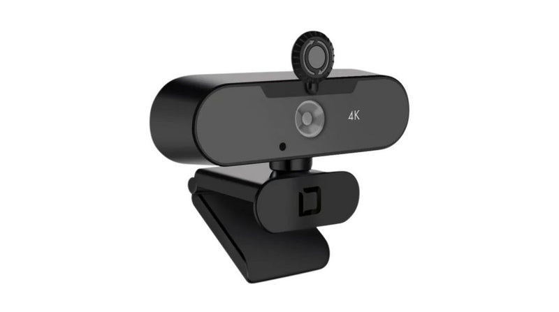 DICOTA Webcam PRO Plus 4K - Webcam - colour - 3840 x 2160 - 2160p - audio - USB 2.0