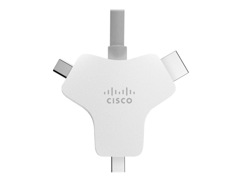 Cisco Multi-head - Video / audio / data cable - HDMI male to HDMI, Mini DisplayPort, USB-C male - 2.5 m - for Webex Board 55, Board 70, Room 55, Room