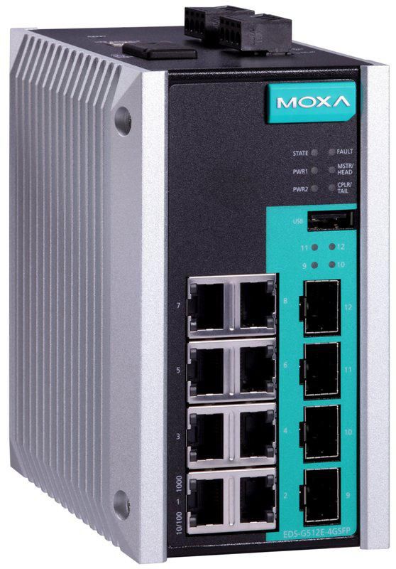EDS-G512E-4GSFP-T,8x10/100/100
