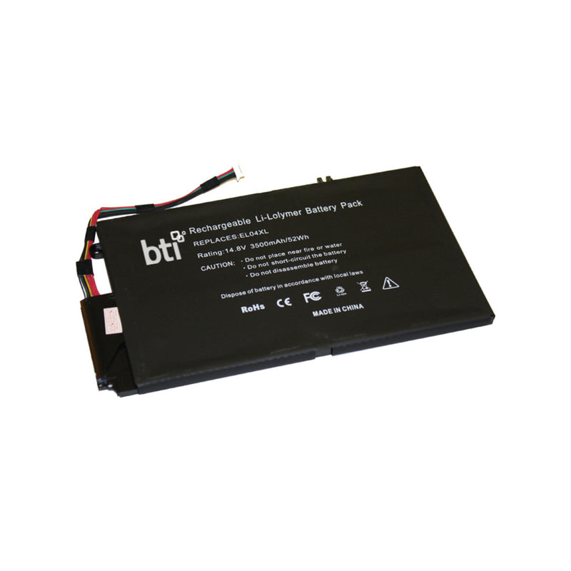 BTI 52Wh 4 cell EL04 compatible battery for HP - COMPAQ ENVY 4-1065TX ENVY 4-1030EN ENVY 4-1106TU ENVY 4-1130BR ENVY 4-1127TU ENVY 4-1118TX