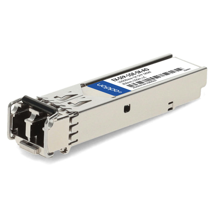 AddOn Juniper EX-SFP-1GE-SX Compatible SFP Transceiver - SFP (mini-GBIC) transceiver module - 1GbE - 1000Base-SX - 850 nm