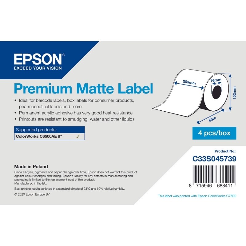PREMIUM MATTE LABEL CONTINUOUS