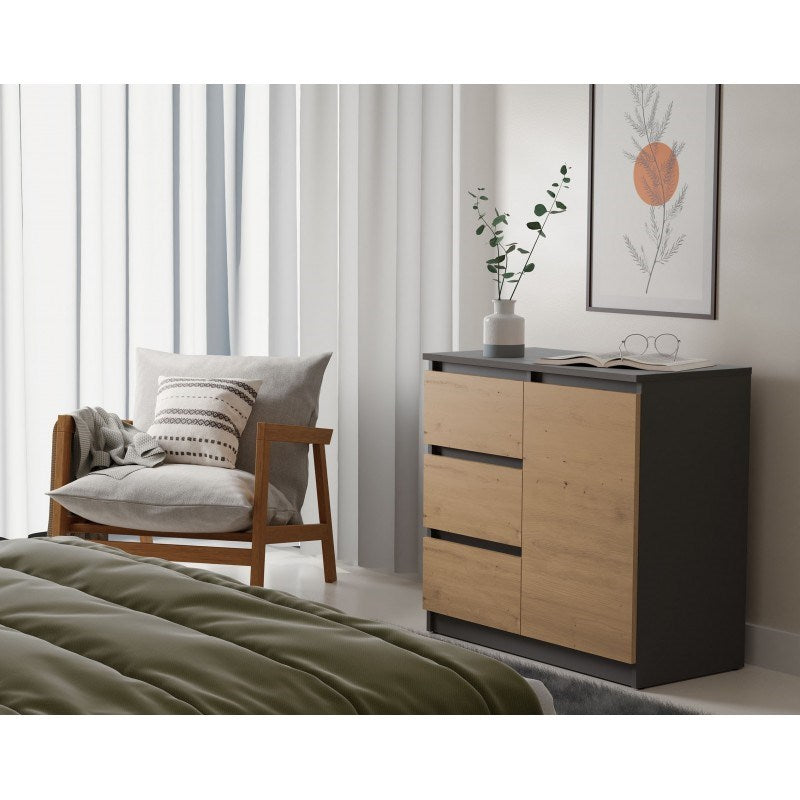 Commode Topeshop 1D3S ANT/ART KPL