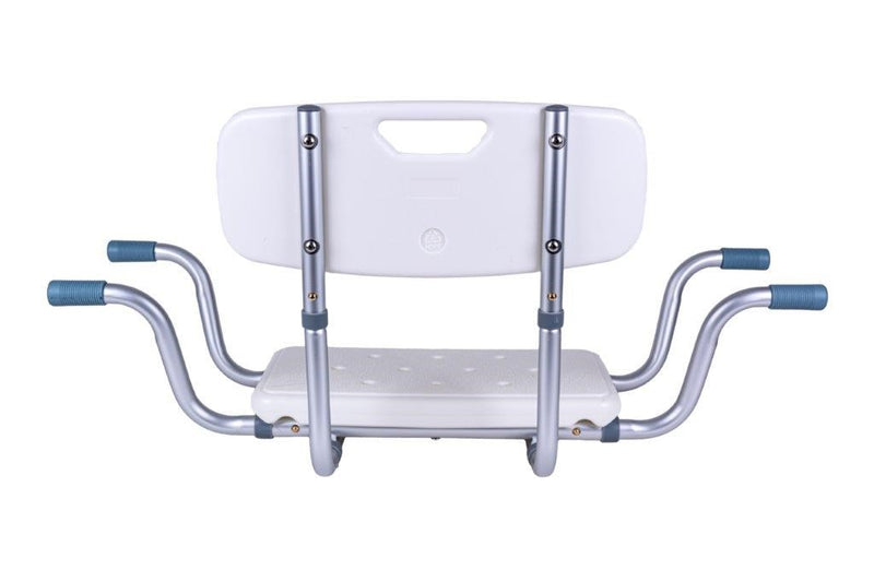 Recessed bath bench with back rest AT51032