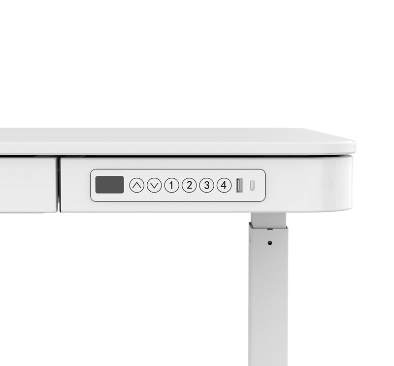Activejet Schreibtisch mit elektrischer Höhenverstellung 140x70 ET119W-C weiß