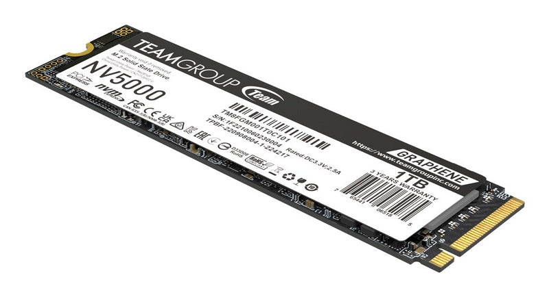 Team Group NV5000 1 TB M.2 PCI Express 4.0 NVMe 3D NAND