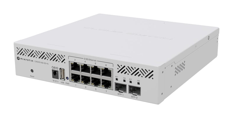 Mikrotik CRS310-8G+2S+IN 10p Managed 2.5G/Multigigabit/10G Switch