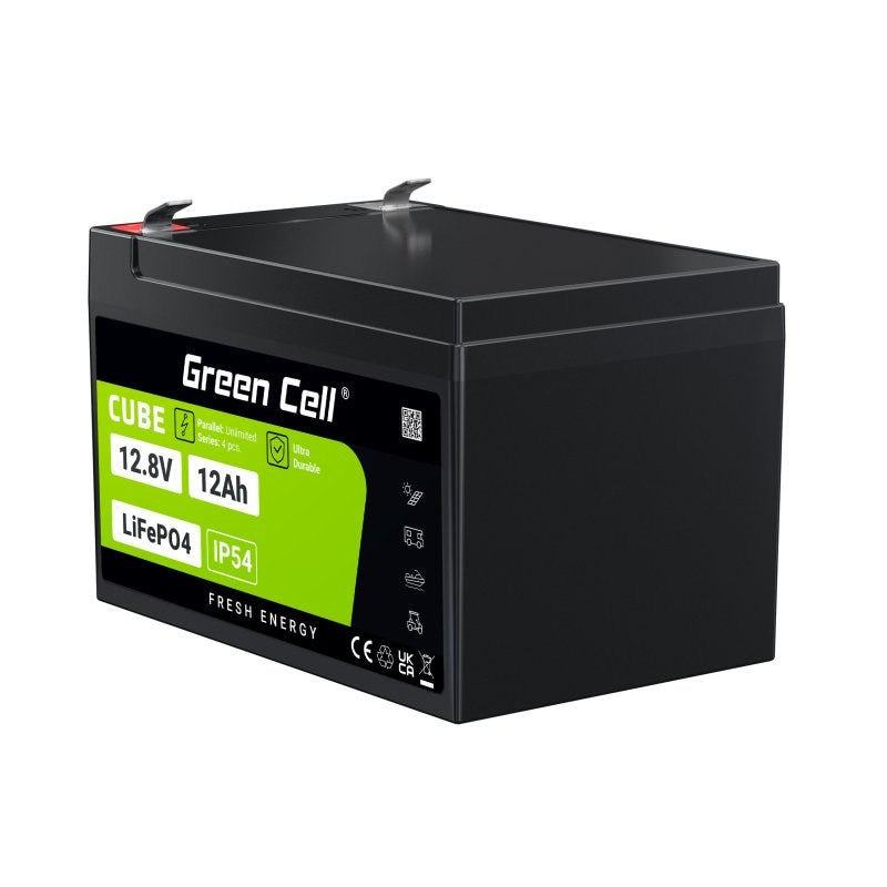 Green Cell LFPGC12V12AH UPS battery Lithium Iron Phosphate (LiFePO4) 12.8 V 12 Ah