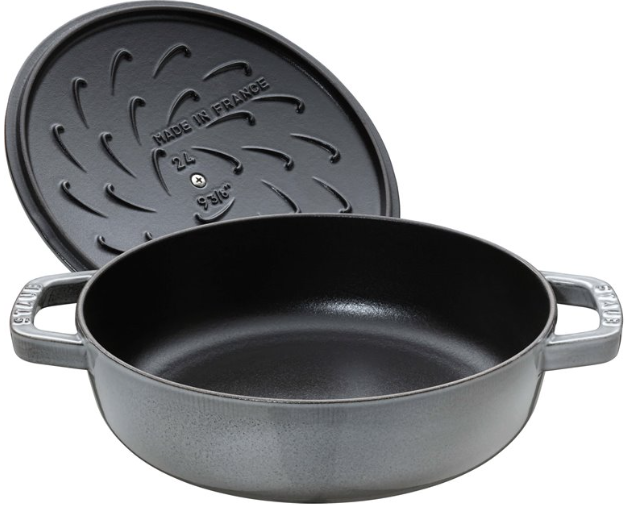 Deep frying pan with lid STAUB 28 cm 40511-470-0
