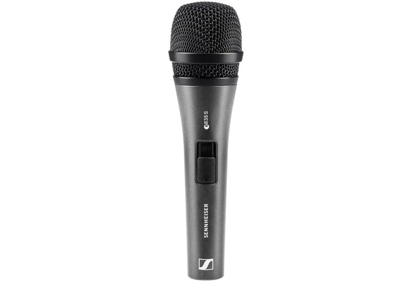 Sennheiser E 835-S – Gesangs-, dynamisches, unidirektionales Mikrofon mit Ein-/Ausschalter