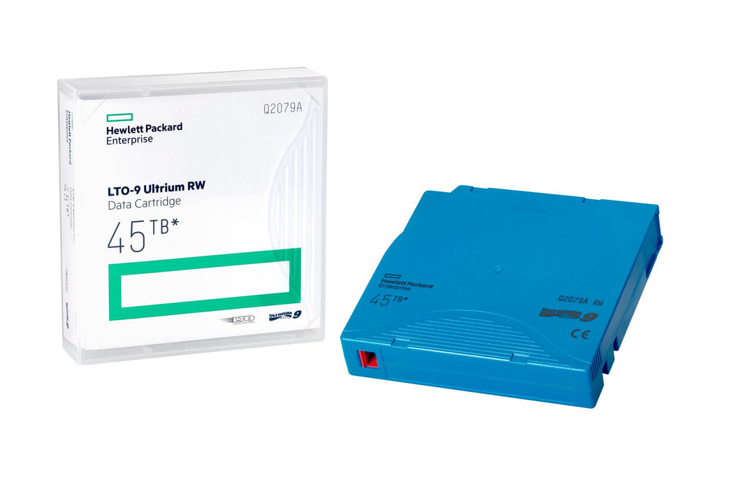 HPE - LTO Ultrium 9 - 18 TB / 45 TB - light blue - for P/N: R7E99A, R7F00A, R7F01A, R7F02A