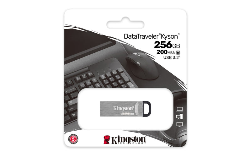 Kingston DataTraveler Kyson - USB flash drive - 256 GB - USB 3.2 Gen 1