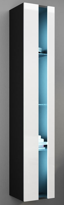 Cama Living room cabinet set VIGO NEW 12 black/white gloss