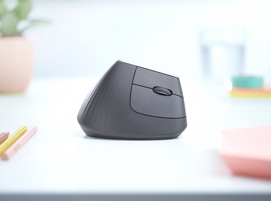 Logitech MX Vertical Advanced Ergonimic mouse RF Wireless+Bluetooth Optical 4000 DPI Right-hand