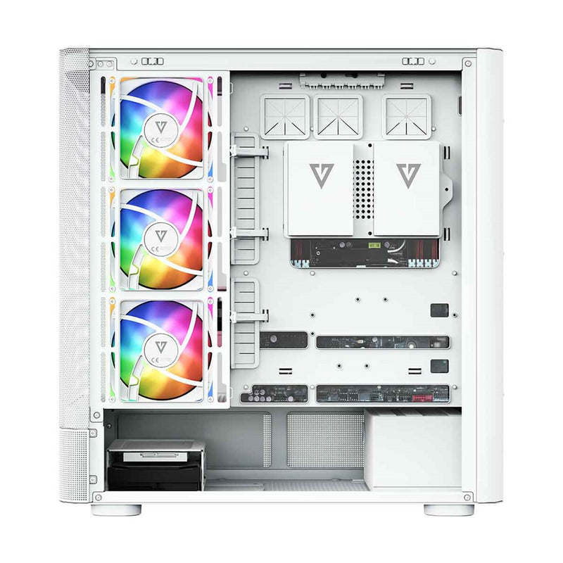 MODECOM Volcano Volcano AQ400 ARGB Midi Weiß
