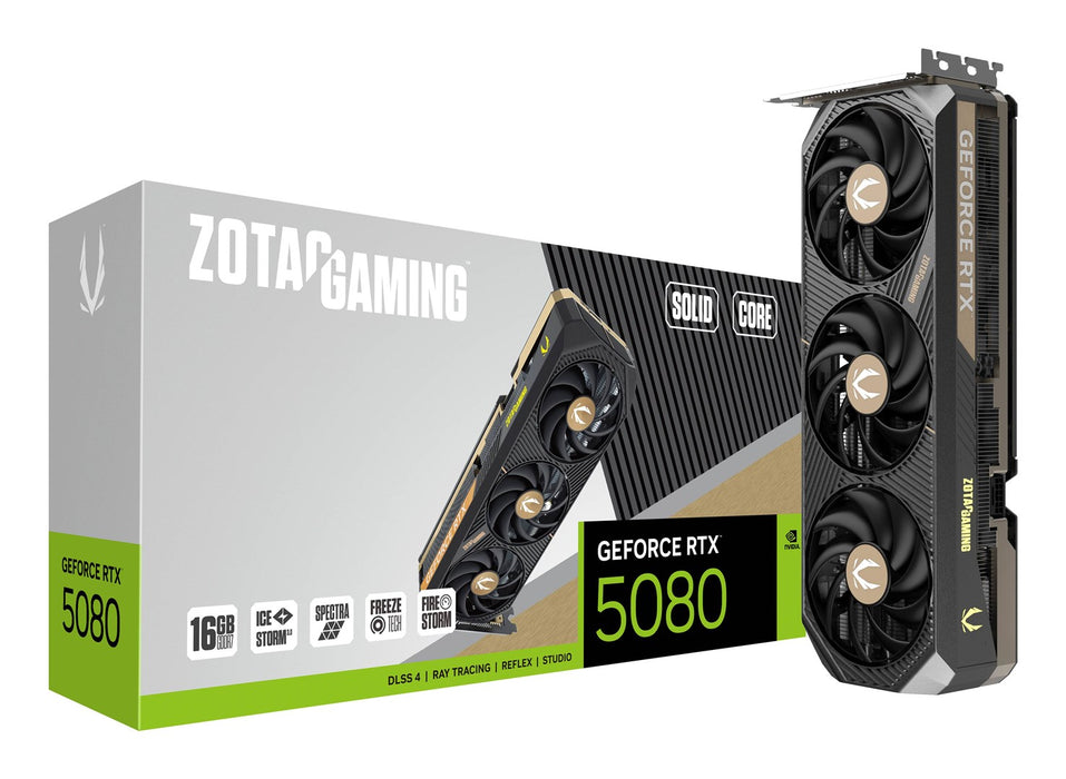 ZOTAC GAMING GeForce RTX 5080 SOLID CORE 16GB