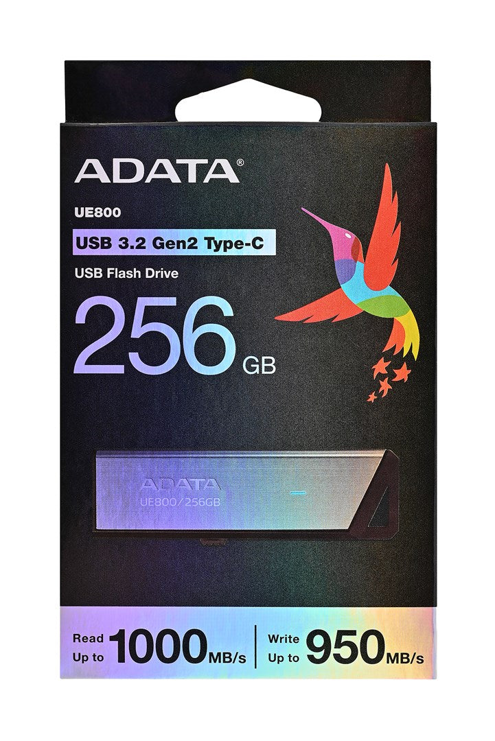 ADATA UE800 USB flash drive 256 GB USB Type-C 3.2 Gen 2 (3.1 Gen 2) Silver