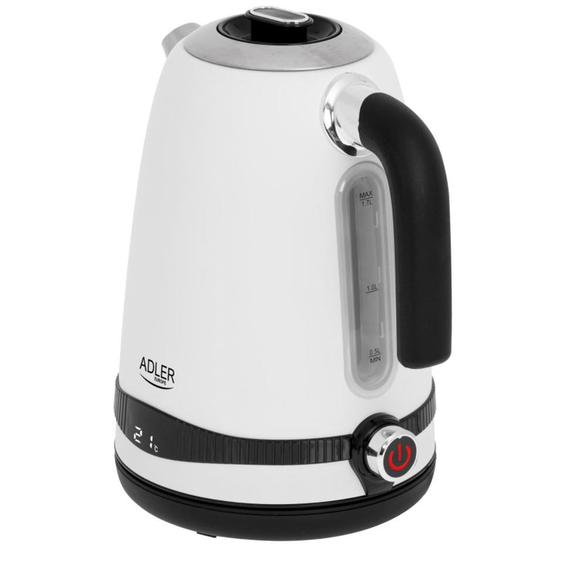 Adler AD 1295w Wasserkocher 1,7 l Weiß