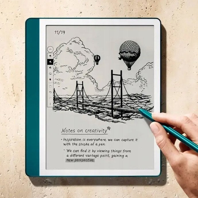 Czytnik Ebook New Kindle Scribe - 2024 release 10.2  glare-free 64GB Wi-Fi (Without Lockscreen Ads) with Premium Pen Jade + ?adowarka 20W USB-C/USB-A