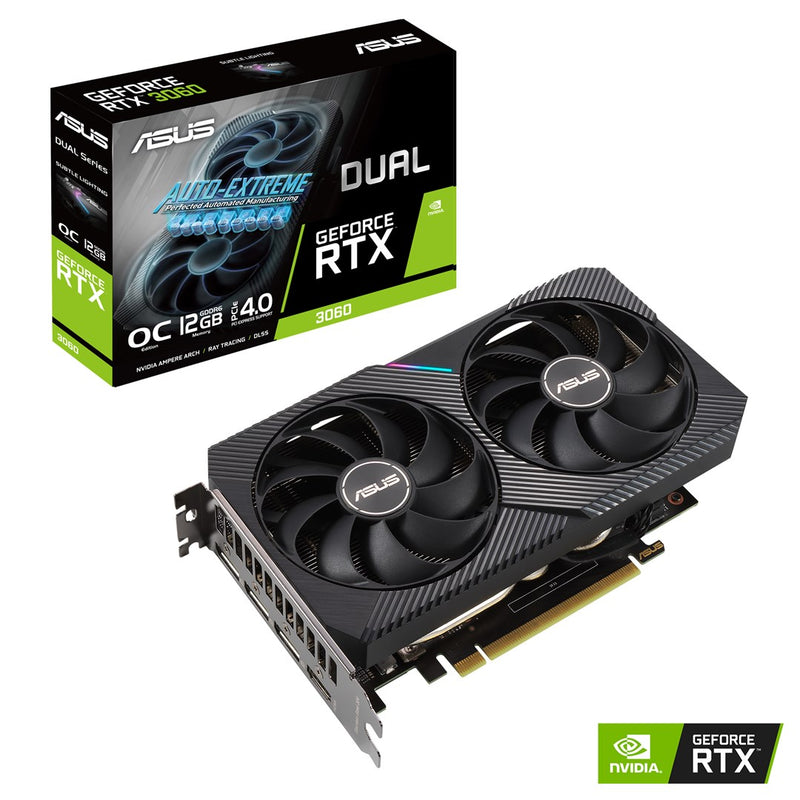 Asus Dual RTX 3060 V2 OC graphics card