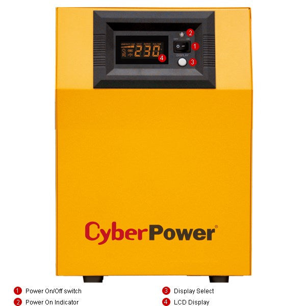 CyberPower CPS1500PIE uninterruptible power supply (UPS) Double-conversion (Online) 1.5 kVA 1050 W 3 AC outlet(s)