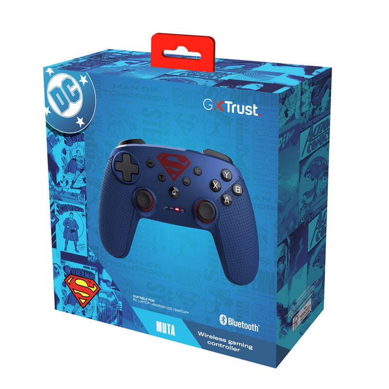 Trust GXT 542SM Muta Blue Bluetooth/RF/USB Gamepad Android, Nintendo Switch, Nintendo Switch 2, Nintendo Switch Lite, Nintendo Switch OLED, PC, iOS