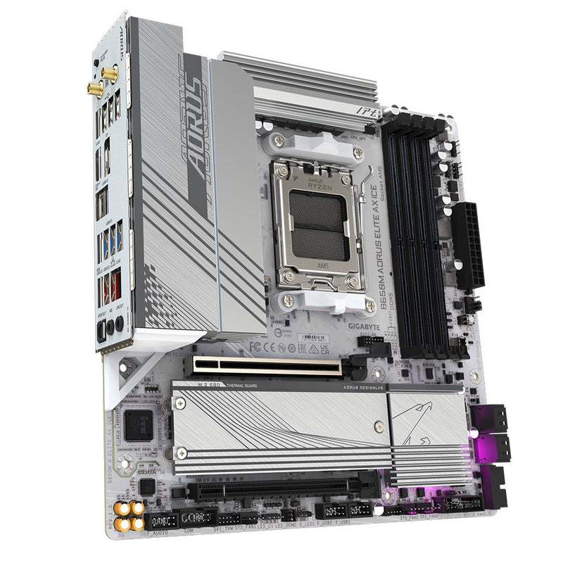 GIGABYTE B650M AORUS ELITE AX ICE Motherboard