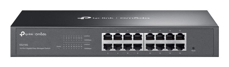 TP-Link Omada ES216G V1.6 - Switch - Managed - 16 x 10/100/1000Base-T - rack-mountable, desktop