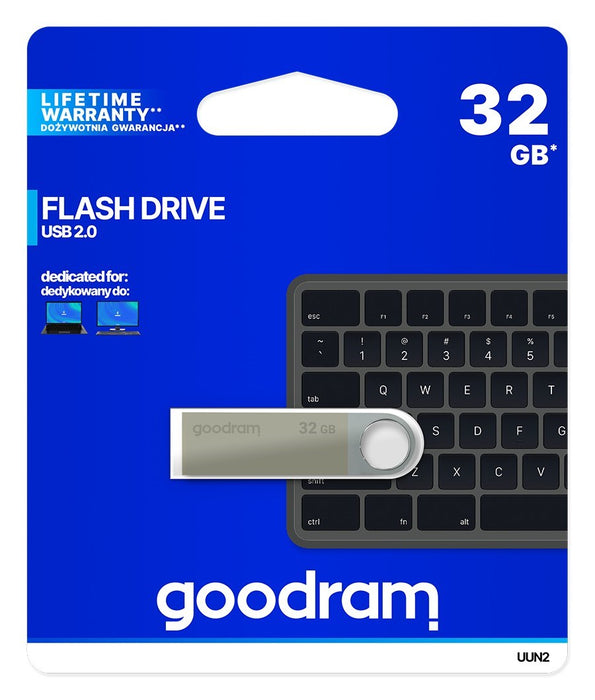 Goodram 32GB USB 2.0 USB flash drive USB Type-A Black,Silver