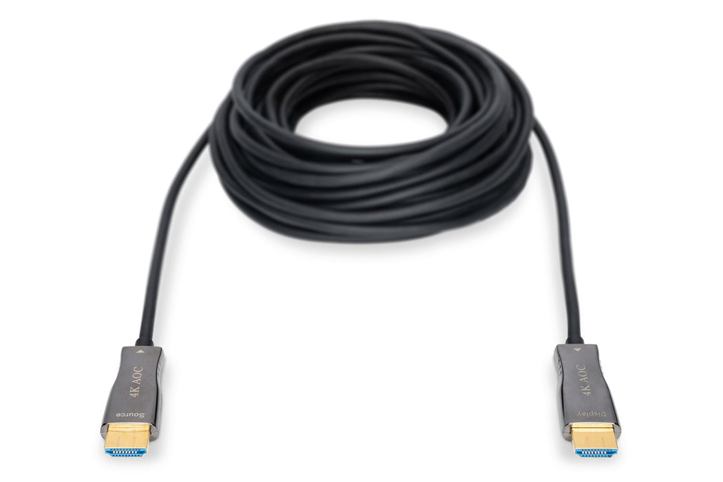 Digitus HDMI AOC Hybrid Fiber Optic Cable, UHD 4K, 10 m
