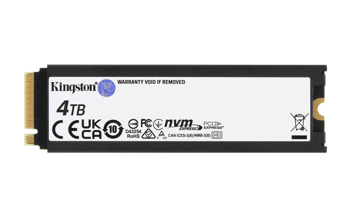 Kingston FURY Renegade - SSD - 4 TB - internal - M.2 2280 - PCIe 4.0 x4 (NVMe) - integrated heatsink