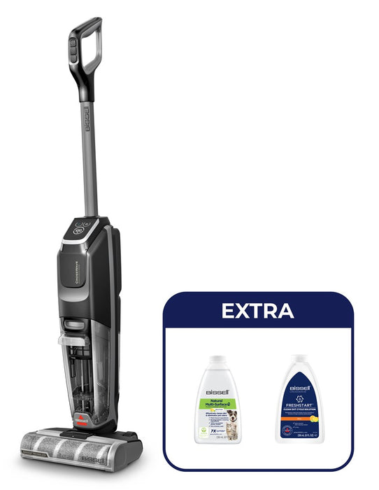 Bissell CrossWave OmniForce Edge Select Upright vacuum Battery Dry&wet Polytetrafluoroethylene (PTFE) Bagless 0 L 22 W Black, Grey