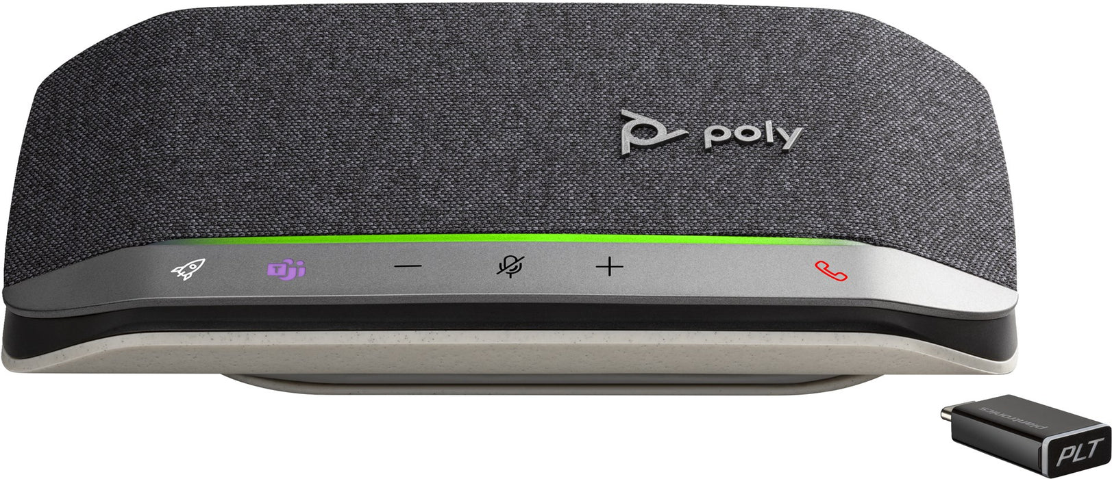 Poly Sync 20+ - Smart speakerphone - Bluetooth - wired, wireless - USB-C - silver, black