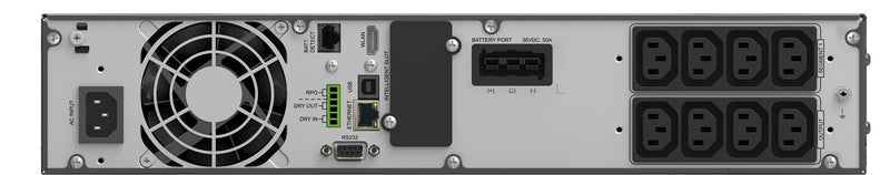PowerWalker VFI 1500 ICR IoT Double-conversion (Online) 1.5 kVA 1500 W 8 AC outlet(s)