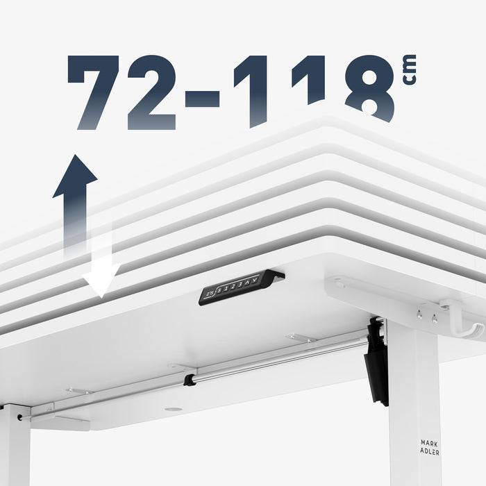 Electric desk Leader 7.3 White