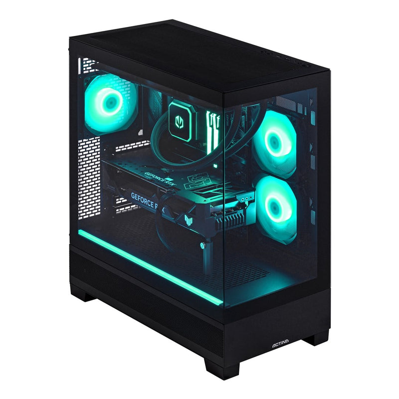 Actina 5901443416364 PC AMD Ryzen™ 7 9800X3D 32 Go DDR5-SDRAM 1 To SSD NVIDIA GeForce RTX 5070 Midi Tour Noir