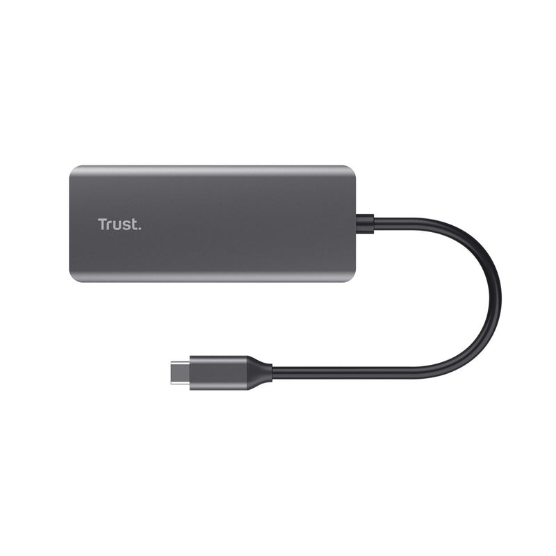 Trust Dalyx - 6-in-1 USB-C Multi-Port Adapter, 1000 Mbit/s (silver)