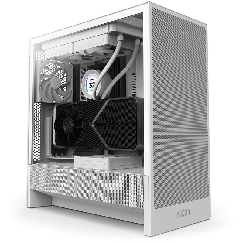 NZXT H5 FLOW ALL White Glasfenster CC-H52FW-01