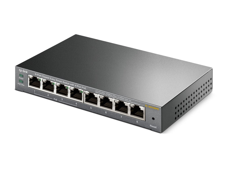 "8P TP-LINK TL-SG108PE Metall 4x POE"