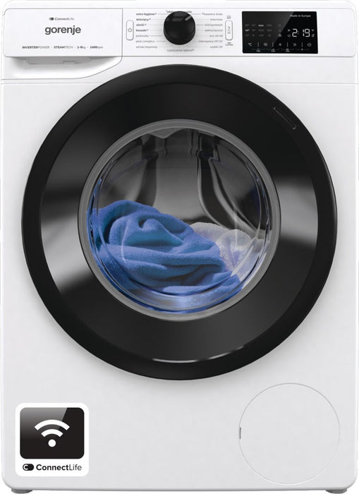 Gorenje G400 Freestanding Washing Machine, 8 kg, 1400 rpm WPNEI84SBSWIFI/PL