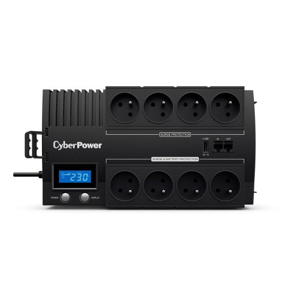 CyberPower BR1000ELCD-FR unterbrechungsfreie Stromversorgung (USV) Line-Interactive 1 kVA 600 W 8 AC-Ausgänge
