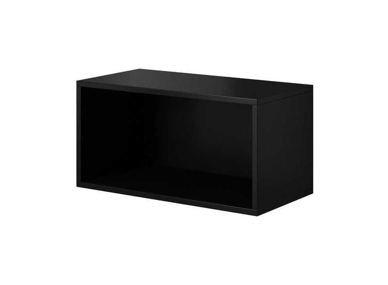 Cama open storage cabinet ROCO RO4 75/37/37 black
