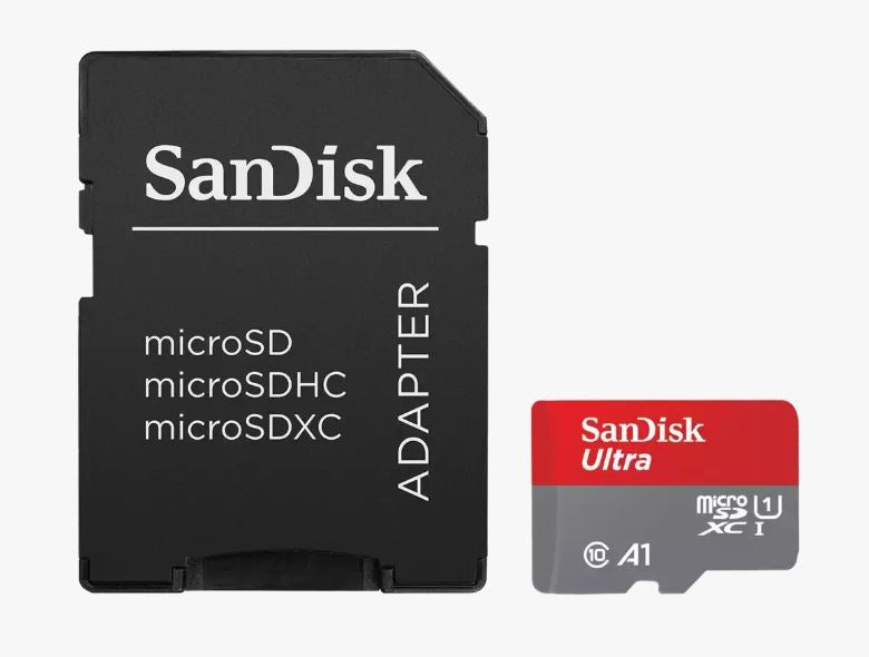 SanDisk Ultra - Flash memory card (microSDXC to SD adapter included) - 64 GB - A1 / UHS Class 1 / Class10 - microSDXC UHS-I