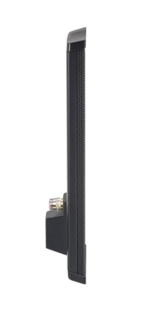 Waves System Stereo Kit: 2x Hypersound HSS3000EB directional speaker in black, with dedicated mounts and HSS3000 AMP amplifier