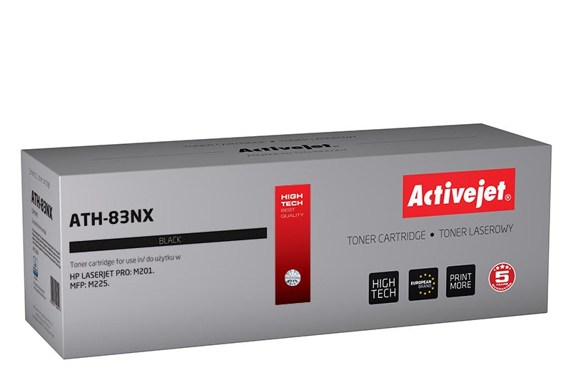 Activejet ATH-83NX toner (replacement for HP 83X CF283X; Supreme; 2400 pages; black)