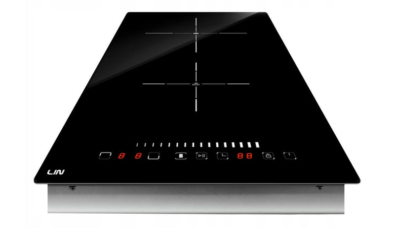 LIN induction cooktop LI-B23511 29 cm 2 Burners, black