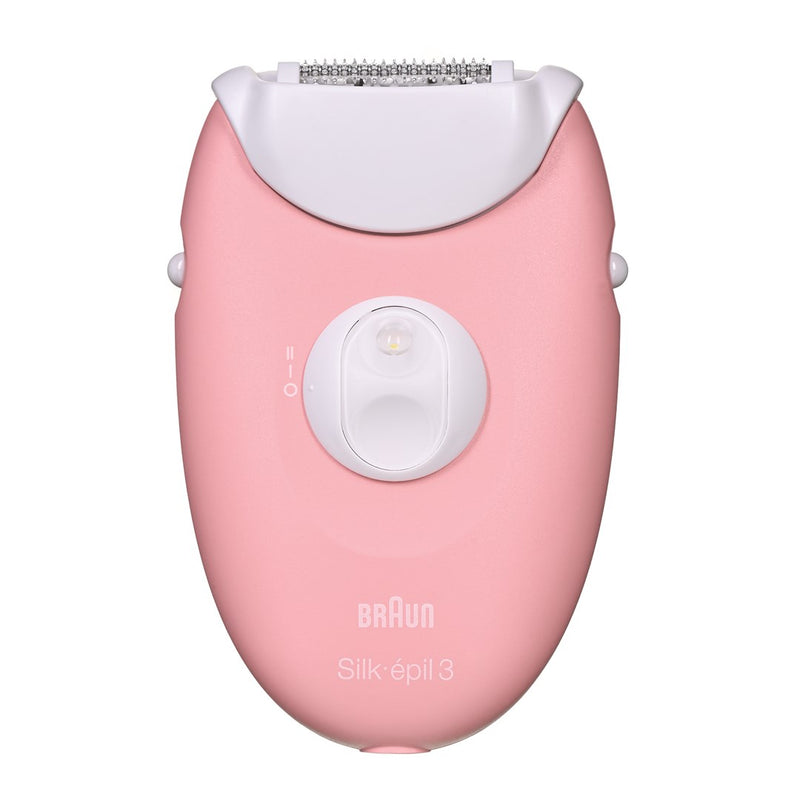 BRAUN Silk-épil 3 SE3-277 Epilator, White and Pink