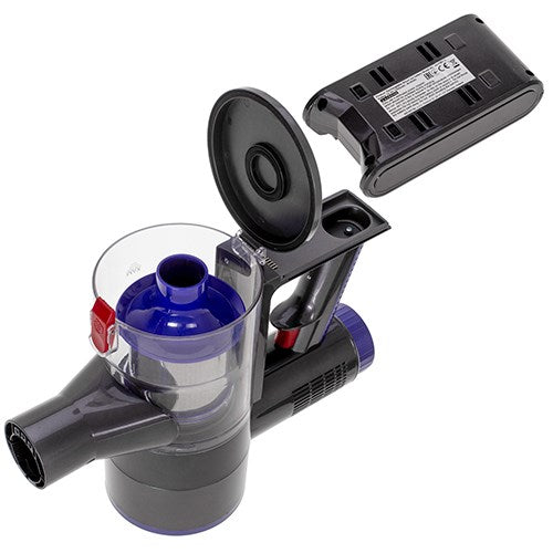Kabelloser Stielstaubsauger Adler AD 7061 allergikerfreundlich Schwarz, Blau